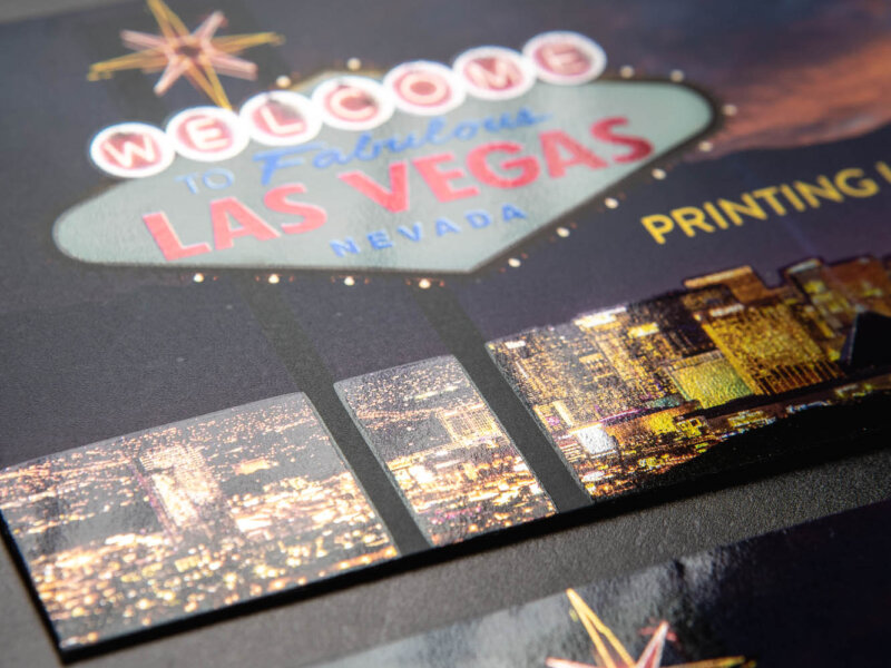 Envelope with Las Vegas sign